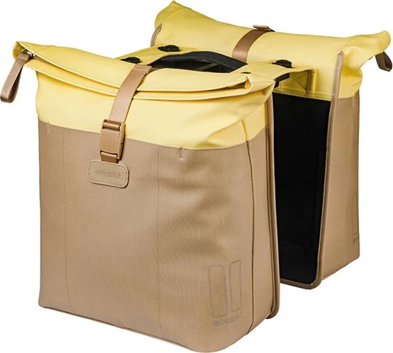 Basil Vive Doppeltasche MIK Gepäcktasche sand/yellow