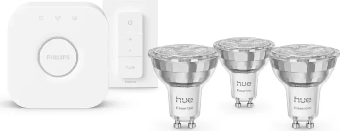 Philips Hue Essential White and Color Ambiance 345 GU10 4.7W Starter-Kit