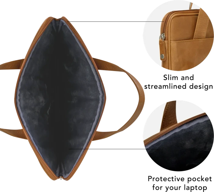 dbramante1928 Silkeborg 15" Laptop-Tasche, Goldbraun