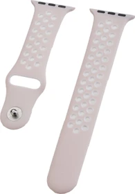 Peter Jäckel Watch Band Silicon Dual für Apple Watch (40mm/38mm) cream white