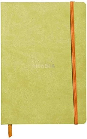 Rhodia Rhodiarama Notizbuch, A5, punktiert, Softcover, anisgrün, 80 Blatt