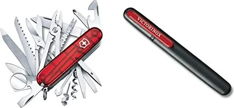 Victorinox SwissChamp Taschenmesser rot transparent