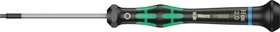 Wera Kraftform Micro 2054 Elektroniker Innensechskant Schraubendreher, 2x60mm