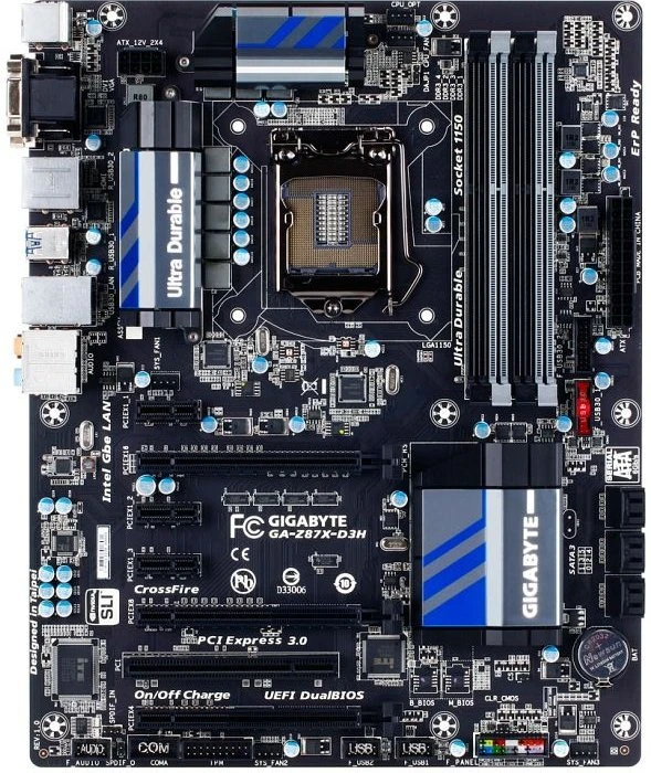 GIGABYTE GA-Z87X-D3H (Intel 1150)