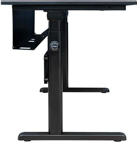 Thermaltake Level 20 GT Battlestation Sitz-Steh-Schreibtisch 150x70cm schwarz/schwarz