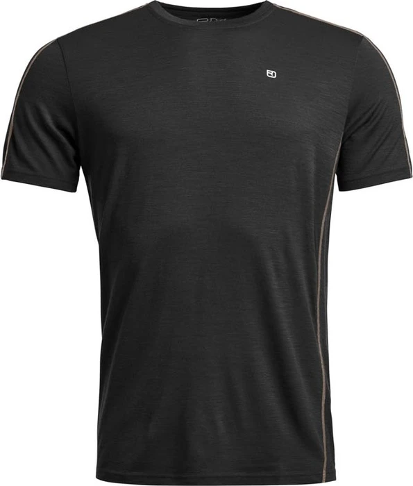 Ortovox 185 Rock'N'Wool Funktionsshirt kurzarm black raven (Herren)