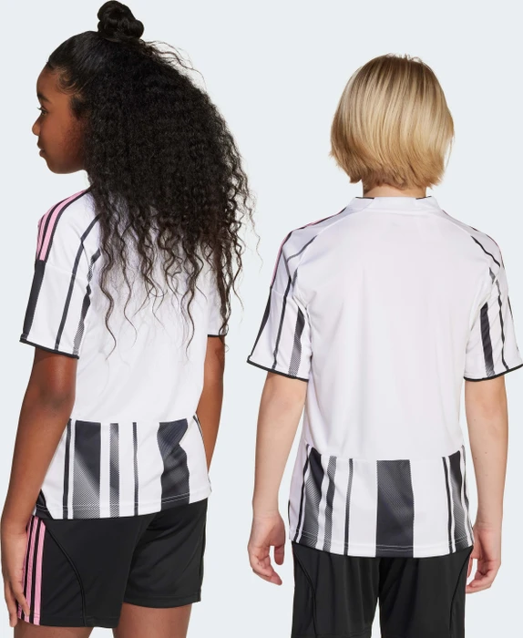 adidas Juventus Turin 2025/2026 Heimtrikot schwarz/weiß (Junior)
