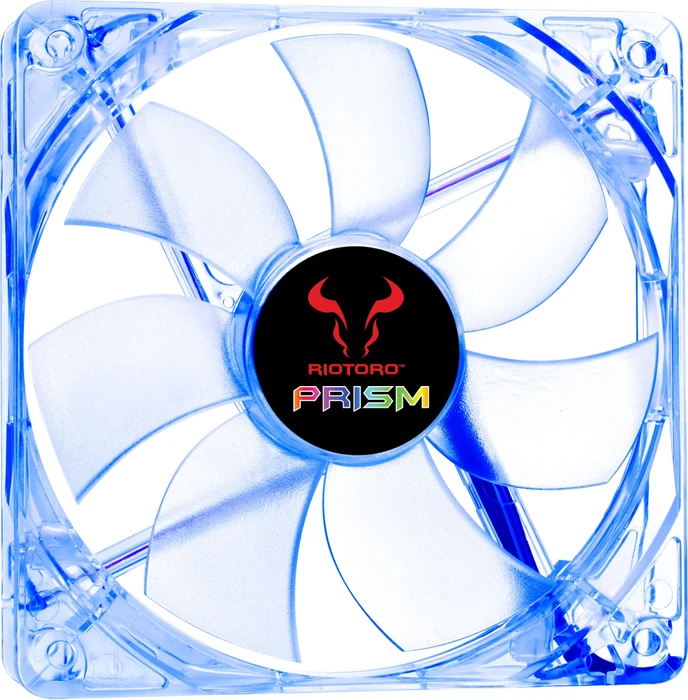 Riotoro Prism RGB Fan, LED-Steuerung, Lüftersteuerung, 120mm, 2er-Pack