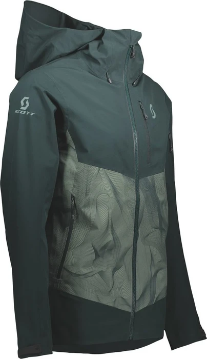 Scott Explorair 3L Skijacke tree green print (Herren)