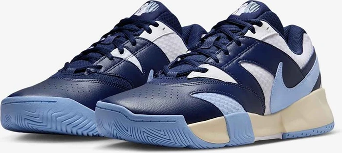 Nike NikeCourt Lite 4 white/midnight navy/psychic blue (Herren)