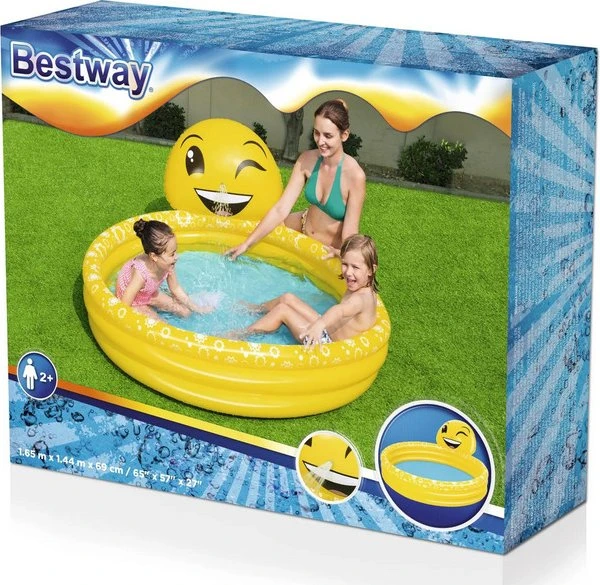 Bestway Summer Smiles Planschbecken oval 165x144x69cm