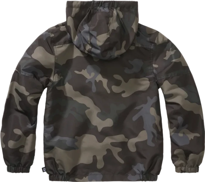 Brandit Windbreaker Summer Frontzip Jacke darkcamo (Junior)