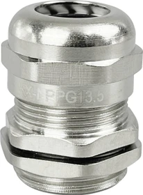 Conrad Electronic TRU Components Kabelverschraubung PG13.5 Messing vernickelt