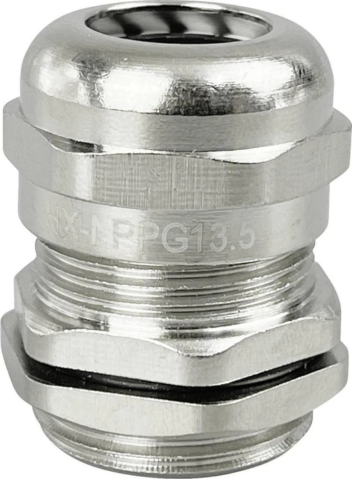 Conrad Electronic TRU Components Kabelverschraubung PG13.5 Messing vernickelt