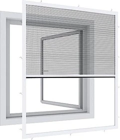 Windhager IS Expert Ultra Flat Plisseefenster-Fliegengitter 130x150cm weiß