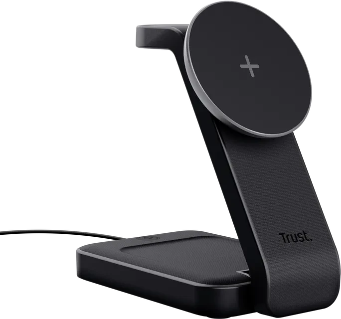 Trust Viro Magnetische 3-in-1-Ladestation schwarz