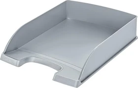 Leitz Plus Briefablage Standard, silber, 5er-Pack