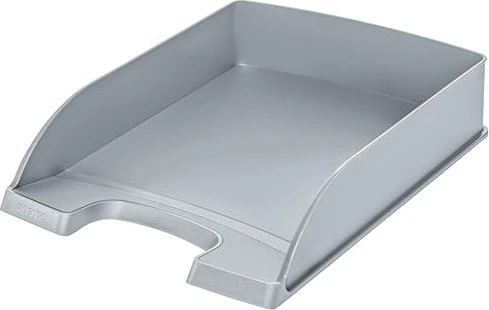 Leitz Plus Briefablage Standard, silber, 5er-Pack