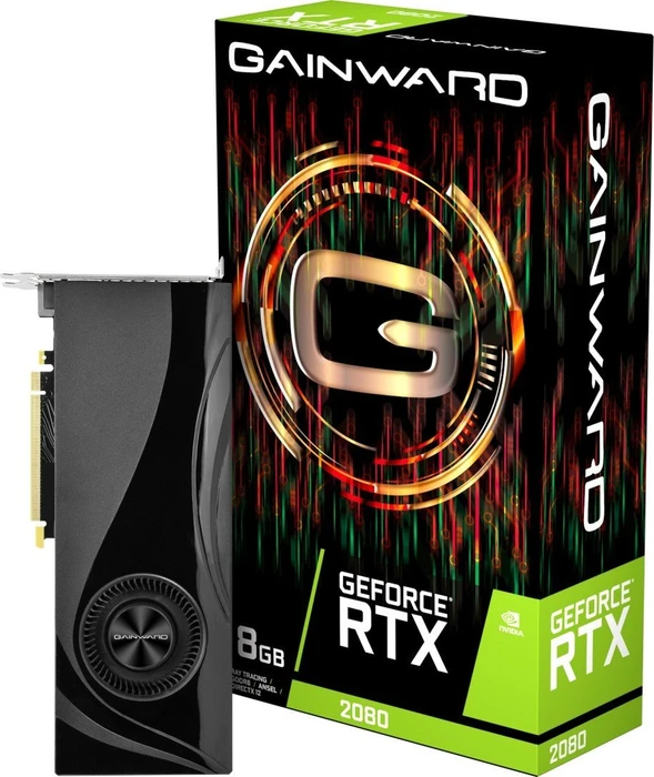 Gainward GeForce RTX 2080, 8GB GDDR6, HDMI, USB-C, 3x DP