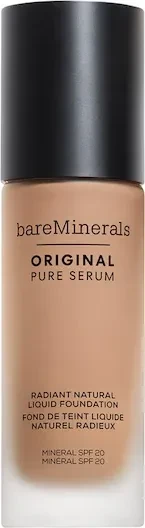 bareMinerals Pure Serum Radiant Natural Liquid Foundation Nr. 3 medium cool LSF20, 30ml