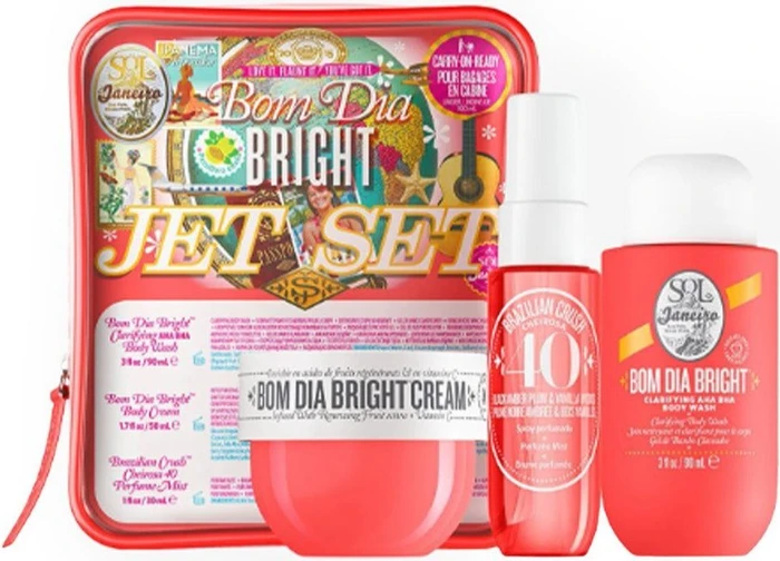 Sol de Janeiro Bom Dia Jet Set Körperspray 30ml + DG 90ml + Creme 50ml Geschenkset
