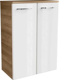 Fackelmann Milano Doppel-Midischrank 60.5x83x32cm, 2 Türen