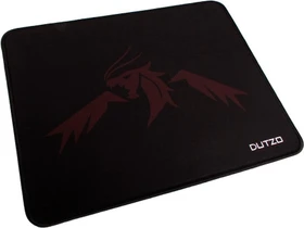 Dutzo Fushi Edged Gaming Mousepad Medium, 360x300mm, schwarz/orange