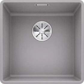 Blanco Subline 400-F InFino Becken mittig alumetallic