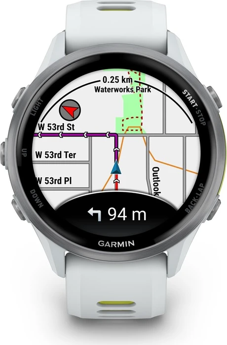 Garmin Forerunner 970 titanium/whitestone/translucent amp yellow