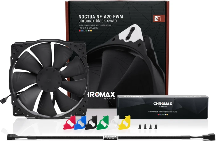 Noctua NF-A20 PWM chromax.black.swap, 200mm