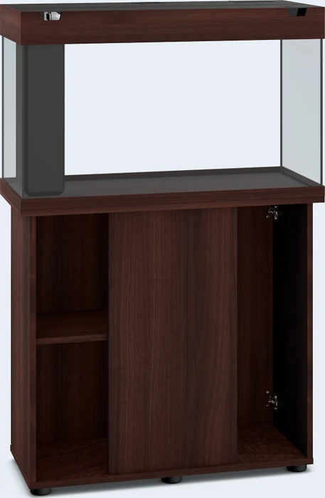 Juwel Rio 125 LED Aquarium-Set mit Unterschrank, dunkles Holz/dunkles Holz, 125l