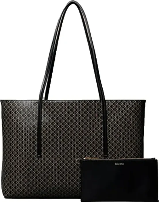 Calvin Klein Emblem Logo Shopper black/aop