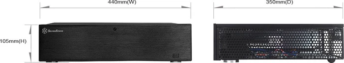 SilverStone Milo ML04, schwarz, USB-C