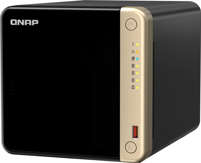 QNAP Turbo Station TS-464-8G, 8GB RAM, 2x RJ-45 2.5GBase-T, 2x USB-A 3.1