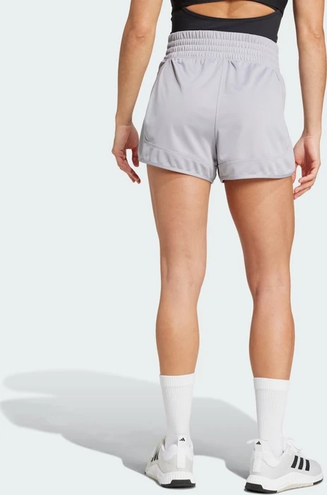 adidas Pacer Essentials Knit High-Rise Shorts glory grey (Damen)