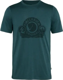 Fjällräven Abisko Wool Classic Funktionsshirt kurzarm dark navy (Herren)