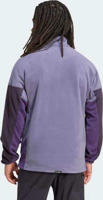 adidas Terrex Multi Climawarm Fleece Anorak preloved violet/aurora black/aurora plum (Herren)