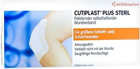 Cutiplast Plus Steril, 10 x 24.8cm, 5 Stück
