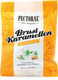 Pectoral Brustkaramellen Hustenbonbons, 75g