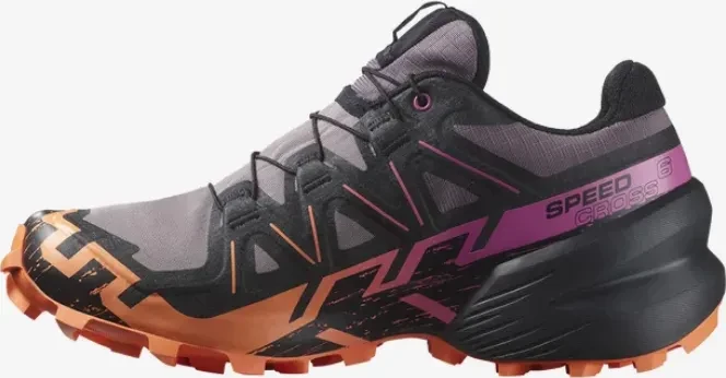 Salomon Speedcross 6 Gore-Tex moonscape/black/bird of paradise (Damen)