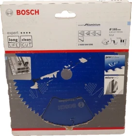 Bosch Professional Expert for Aluminium Kreissägeblatt 52Z, 165x1.6x30mm, 1 Stück