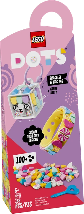 LEGO Dots - Candy Kitty Armband & Taschenanhänger