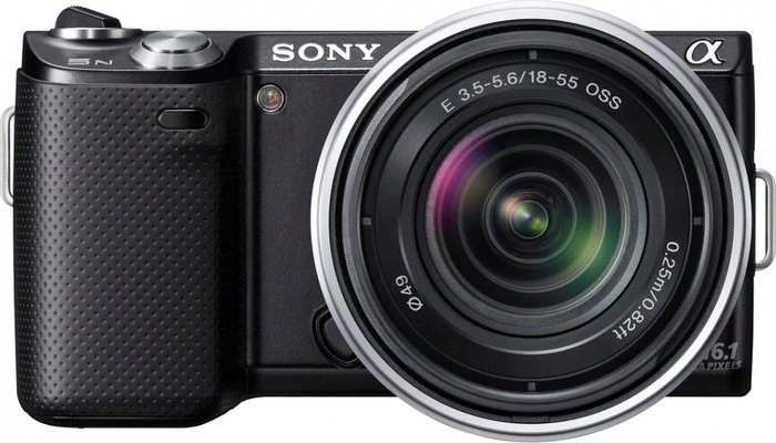 Sony Alpha NEX-5N schwarz mit Objektiv E 18-55mm 3.5-5.6 OSS und E 55-210mm 4.5-6.3 OSS