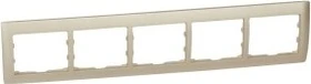 Legrand Galea Life Rahmen 5-fach waagrecht, titanium