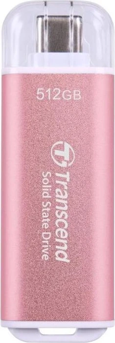 Transcend ESD300 512GB Pink, USB-C, USB 3.2 Gen 2×1