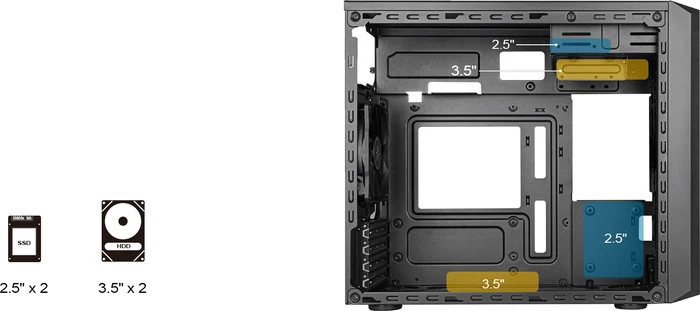 SilverStone Fara 311, schwarz