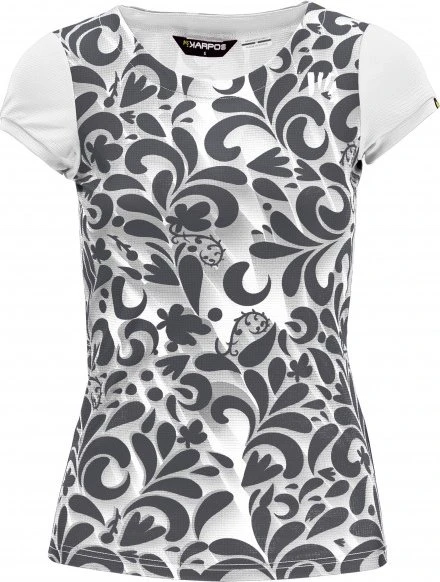 Karpos Loma Print Funktionsshirt kurzarm white/ombre blue (Damen)