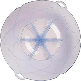 Kochblume Überkochschutz 25.5cm eisblau
