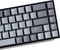 Keychron K6, 65%, LEDs weiß, hot-swap, schwarz/grau, Gateron RED, USB/Bluetooth, US Vorschaubild