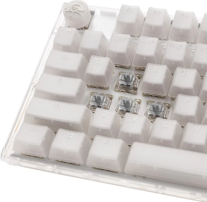 Ducky One 3, Aura White, LEDs RGB, MX SPEED RGB Silver, USB, US